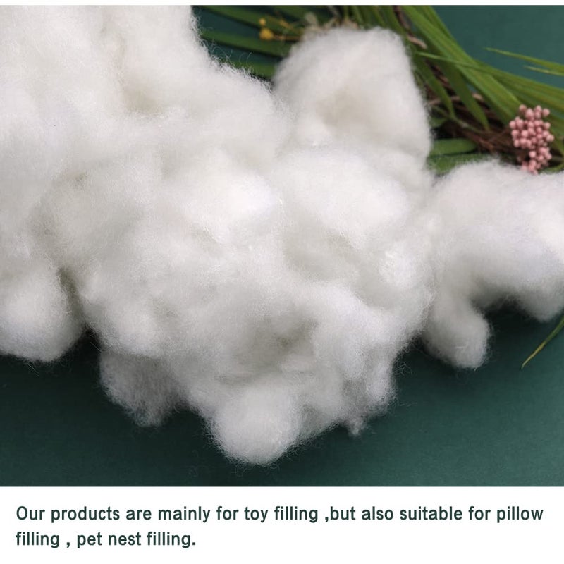 LOKUNN 100g/3.5oz Polyester Fiber Fill  Stuffing Pillow Filling Stuffing Cushion Filling  Batting High Resilience Fill Fiber  Stuffing for Stuffed Animals/DIY Crafts - Image 4